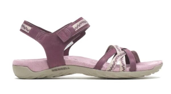 Merrell Terran 3 Cush Cross Burgundy Γυναικεία Σανδάλια