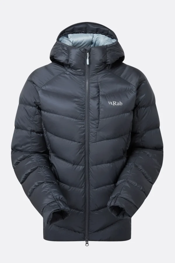 Rab Glaceon Pro Down Jacket Γυναικείο Πουπουλένιο Μπουφάν Regular Fit Beluga