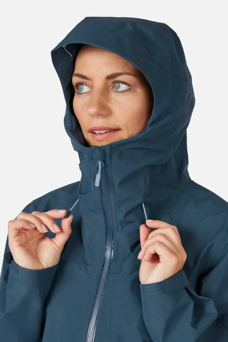 Rab Namche Jacket 3L Gore-Tex Γυναικείο Αδιάβροχο Regular Fit Orion Blue - Image 5