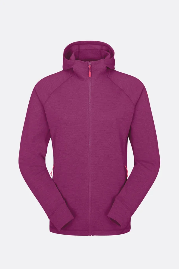 Rab Women's Nexus Hoody Mulberry Γυναικεία Fleece Ζακέτα με Κουκούλα