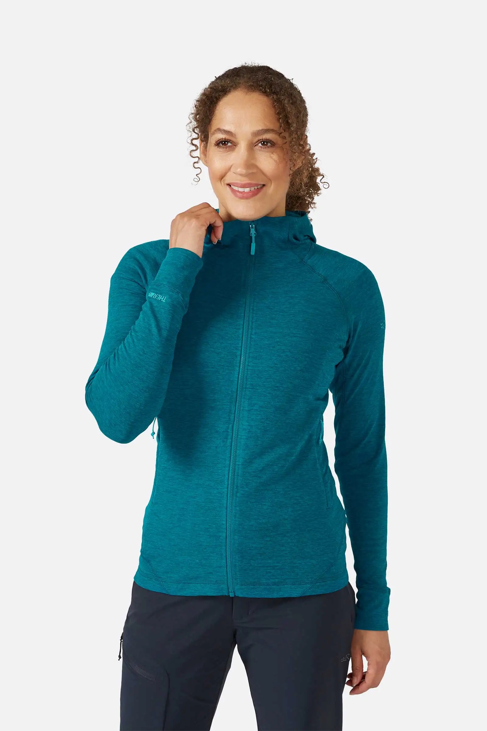 Rab Women's Nexus Hoody Ultramarine Γυναικεία Fleece Ζακέτα με Κουκούλα Regular Fit - Image 2