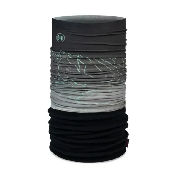 Buff Polar Unal Grey Αθλητικό Χειμερινό Fleece Περιλαίμιο