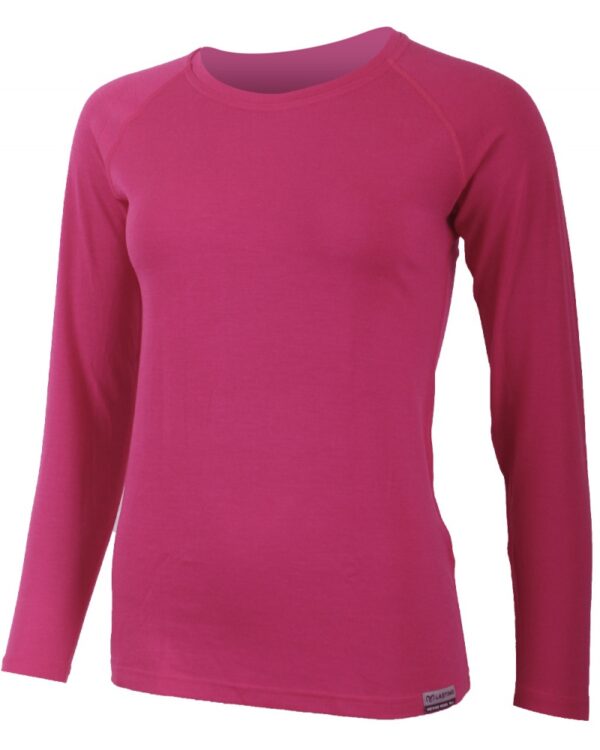 Lasting Atila Γυναικεία 100% Merino Ισοθερμική Μακρυμάνικη Μπλούζα Ροζ