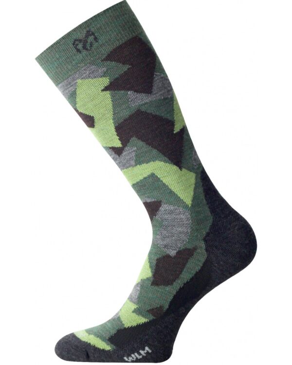 Lasting WOM Woolen Trekking Socks Μάλλινες Κάλτσες Ορειβασίας Green