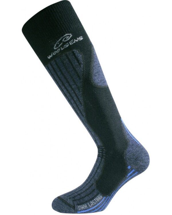 Lasting SWΗ Χειμερινές Merino Μάλλινες Κάλτσες Σκι Blue