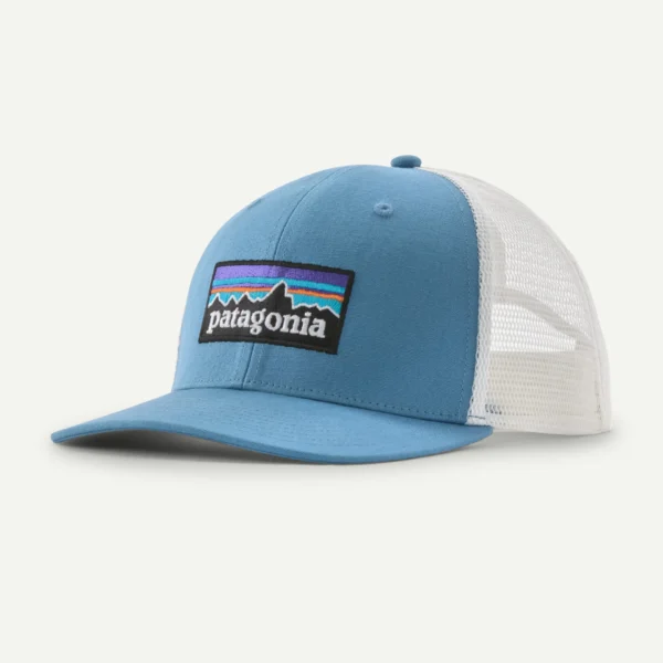 Patagonia P-6 Logo Trucker Hat Shore Blue
