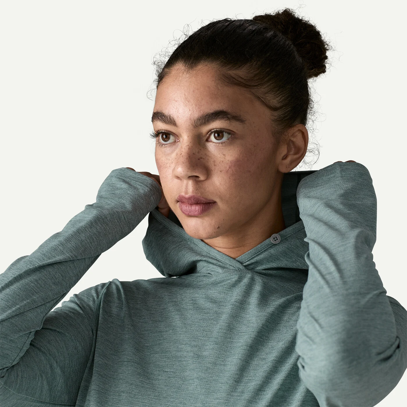 Patagonia Capilene® Cool Sun Μπλούζα Αντι-ηλιακή Με Κουκούλα - Image 4