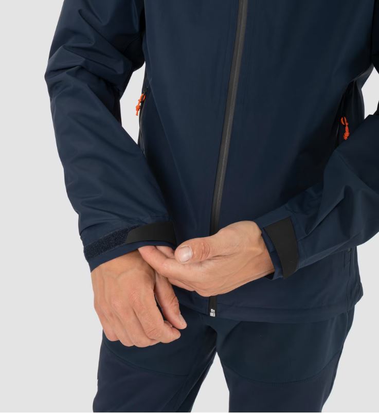 Αδιάβροχο Ανδρικό Μπλε Τζάκετ Salewa Puez 2.5L Powertex - Image 3