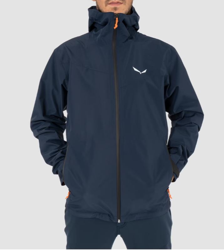 Αδιάβροχο Ανδρικό Μπλε Τζάκετ Salewa Puez 2.5L Powertex - Image 4