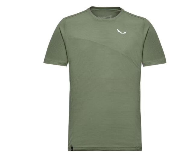 Salewa Puez Sporty Ανδρική Κοντομάνικη Τεχνική Μπλούζα Faded Green