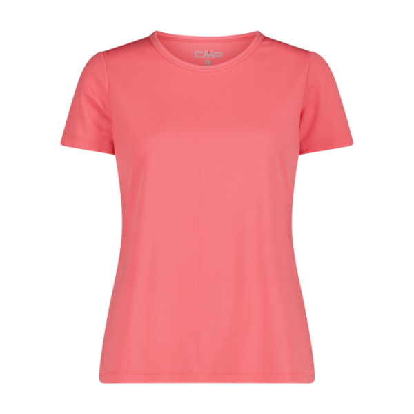 CMP T-Shirt Γυναικείο Συνθετικό Κοντομάνικο Μπλουζάκι Regular Fit Coral
