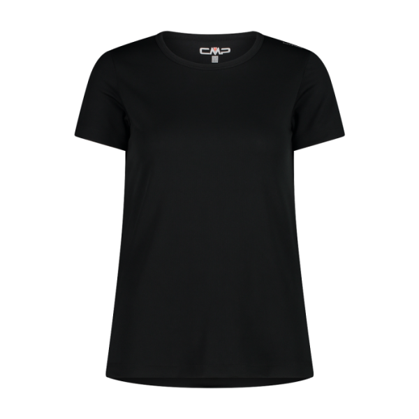 CMP T-Shirt Γυναικείο Συνθετικό Κοντομάνικο Μπλουζάκι Regular Fit Black