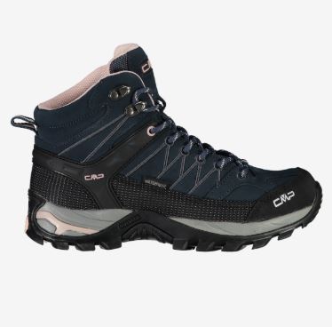 CMP Rigel Mid Women's Trekking Shoes Wp Αδιάβροχα Γυναικεία Μποτάκια Ορειβασίας Asphalt-Antracite-Rose