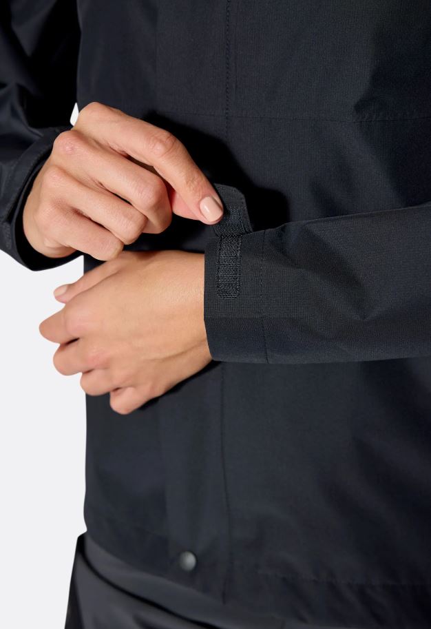 Rab Downpour Jacket Waterproof Γυναικείο Αδιάβροχο Fig Green - Image 5