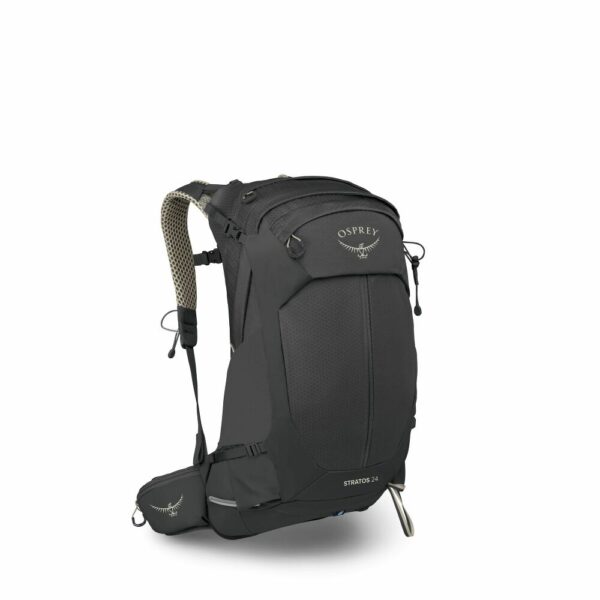Osprey Stratos 24 Raven Black Σακίδιο Ορειβασίας