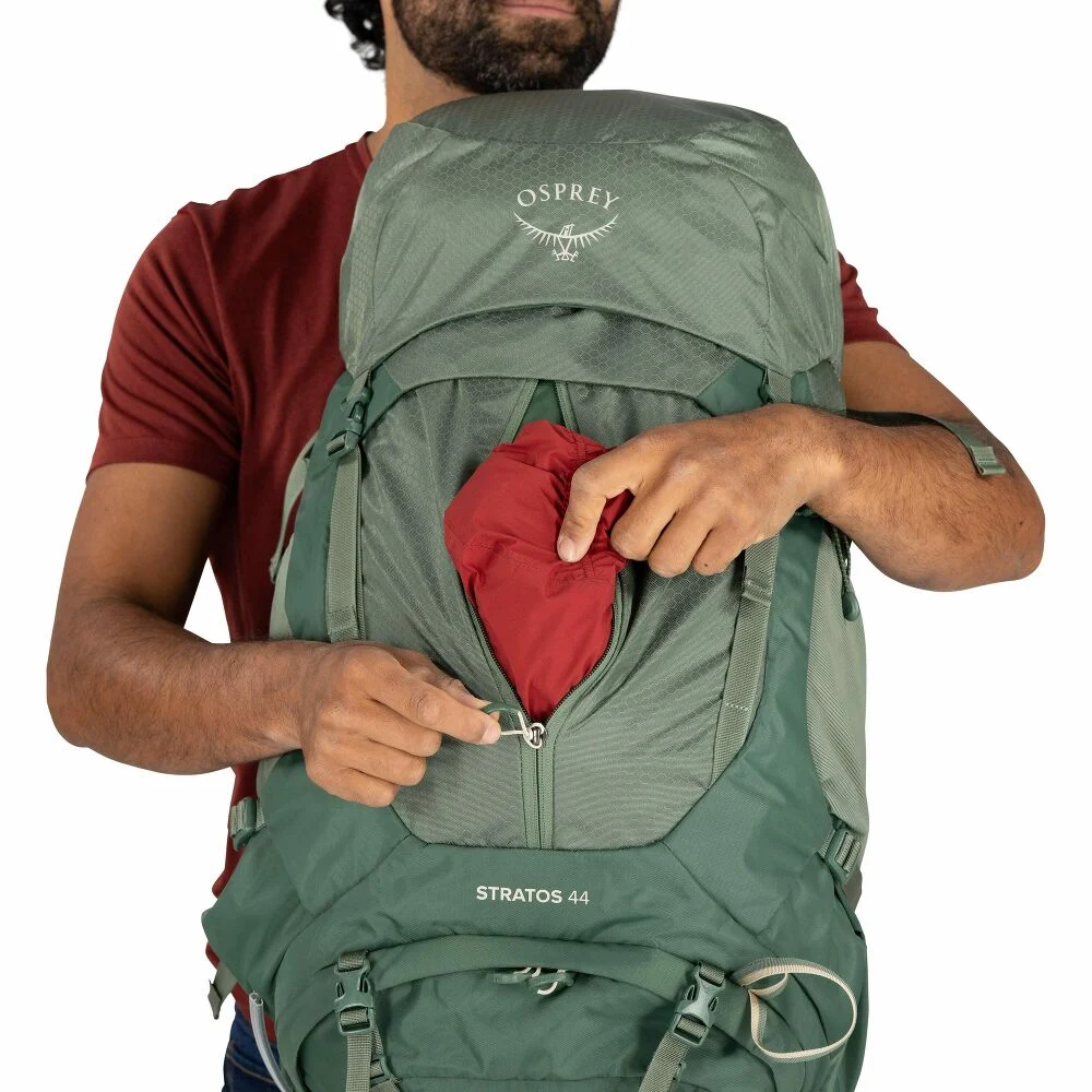 Osprey Stratos 44 Hiking Backpack Σακίδιο Ορειβασίας Μαύρο - Image 5