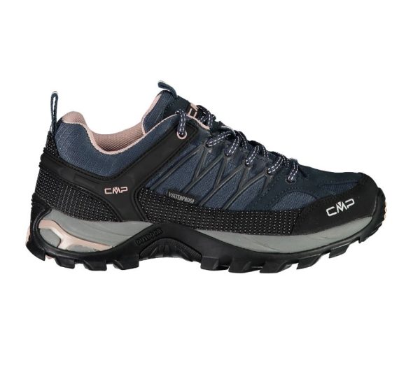 CMP Rigel Low Trekking Wp Αδιάβροχα Γυναικεία Παπούτσια Ορειβασίας Asphalt-Antracite Rose