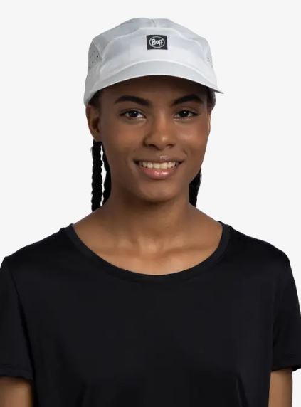 Buff Speed Cap Solid White Καπέλο Τρεξίματος - Image 2