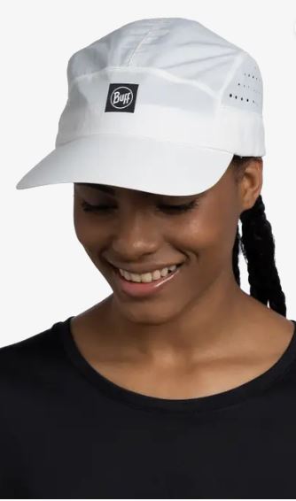 Buff Speed Cap Solid White Καπέλο Τρεξίματος - Image 4