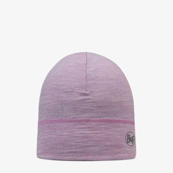 Buff Merino Lightweight Σκούφος Solid Pansy