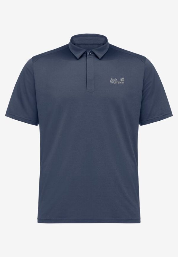 Jack Wolfskin Delgami Polo Αντρικό  Κοντομάνικο Μπλουζάκι