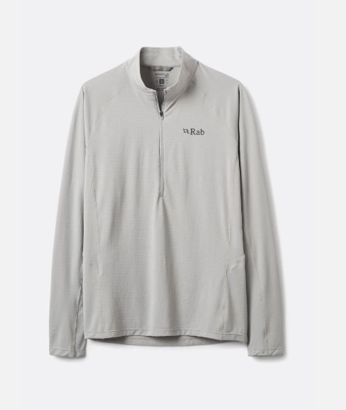 Rab Men's Sonic LS Zip Ανδρική Μακρυμάνικη Μπλούζα με Φερμουάρ