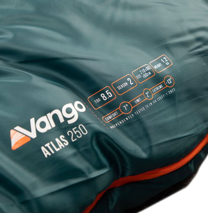 Vango Atlas 250 Sleeping Bag Υπνόσακος Μονός Μούμια - Image 3
