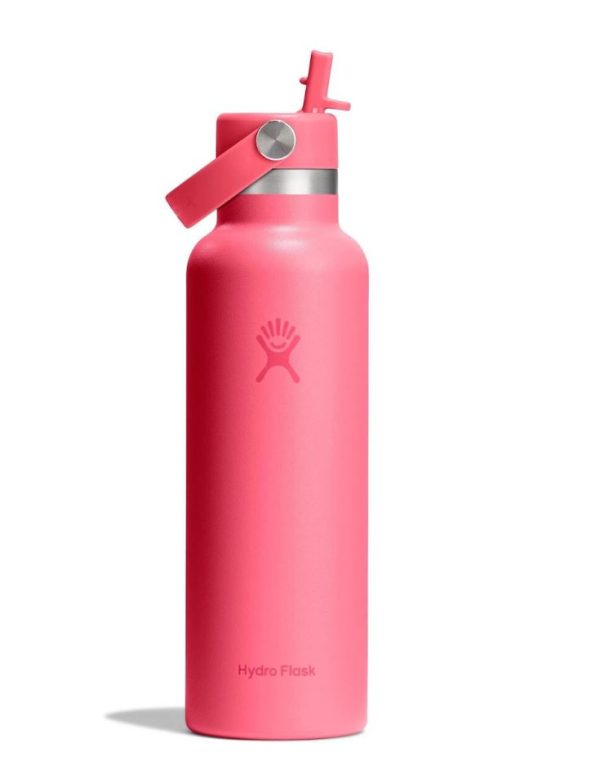 Hydro Flask Standard Mouth with Flex Straw Cap Μπουκάλι Θερμός Ανοξείδωτο 621ml Popstar με Καλαμάκι
