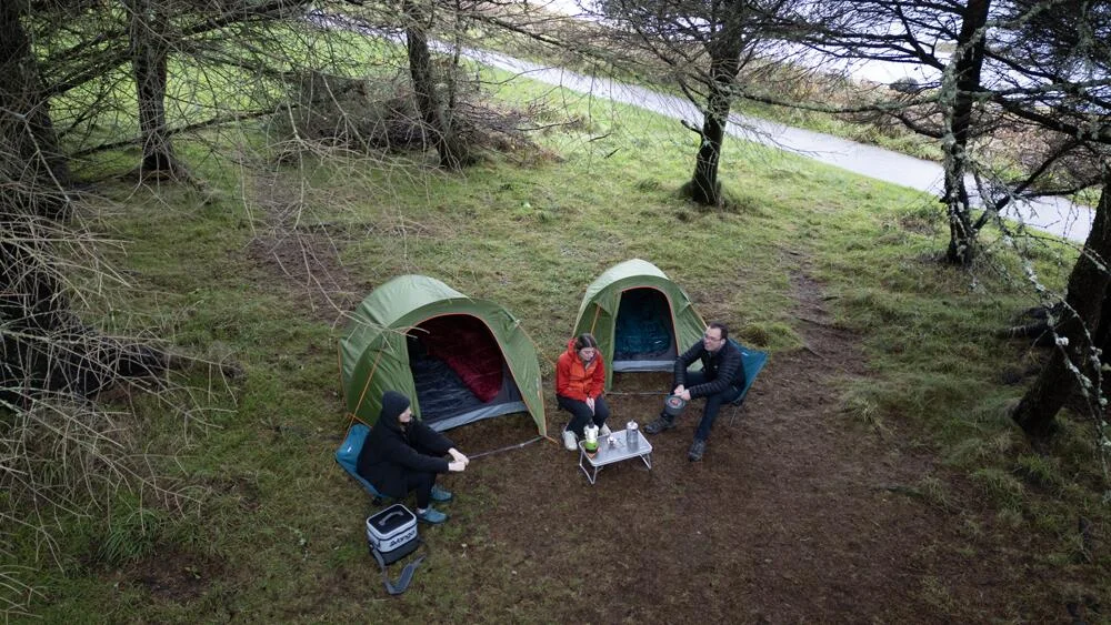 Vango Soul 200 Σκηνή Camping Τούνελ Μπλε με Διπλό Πανί για 2 Άτομα 270x130x95εκ. Peridot Green - Image 6