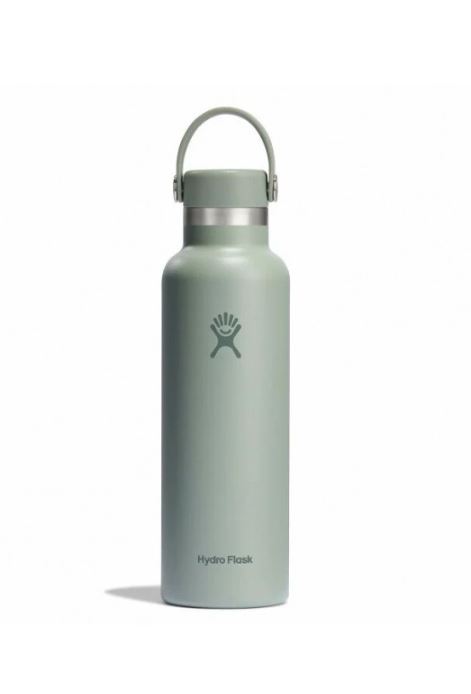Hydro Flask Standard Mouth Flex Straw Cap Μπουκάλι Θερμός Ανοξείδωτο 621ml Agave