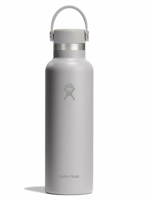 Hydro Flask Standard Mouth Flex Straw Cap Μπουκάλι Θερμός Ανοξείδωτο 621ml Birch