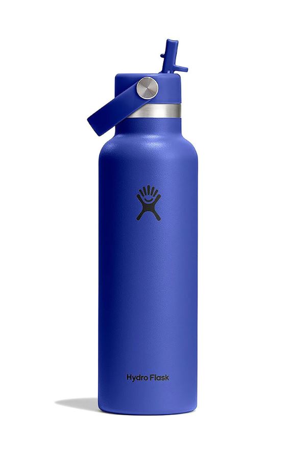 Hydro Flask Standard Mouth with Flex Straw Cap Μπουκάλι Θερμός Ανοξείδωτο 621ml Capri με Καλαμάκι