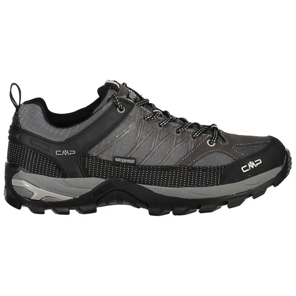 CMP Rigel Low Trekking Wp Αντρικά Αδιάβροχα Παπούτσια Ορειβασίας Grey