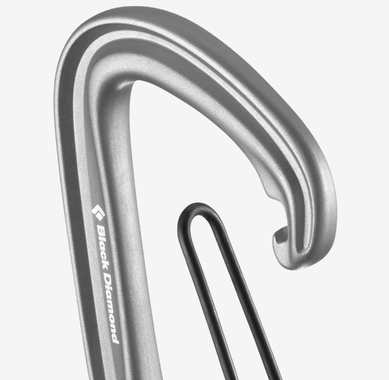 Black Diamond Litewire Quickdraw 12cm Carabiner Σετάκι - Image 2