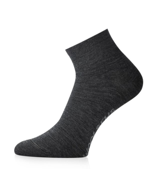 Lasting FWE Merino Μάλλινες Κάλτσες Πεζοπορίας Dark Grey