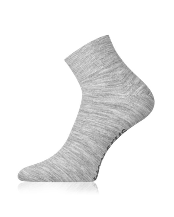 Lasting FWE Merino Μάλλινες Κάλτσες Πεζοπορίας Grey