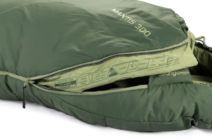Vango Mantis 300 Pine Green Υπνόσακος - Image 6