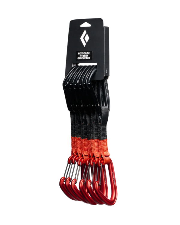 Black Diamond Hotforge Hybrid Quickpack 12cm Carabiner Set 6 Σετάκια Octane