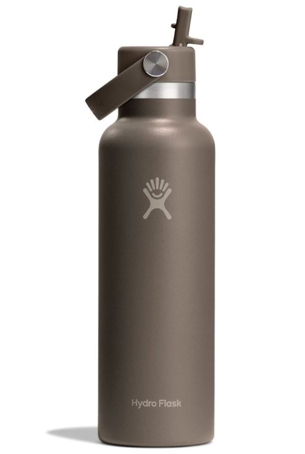 Hydro Flask Standard Mouth with Flex Straw Cap Μπουκάλι Θερμός Ανοξείδωτο 621ml Sandpiper με Καλαμάκι