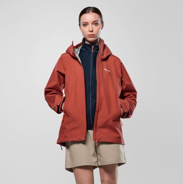 Salewa Puez GORE-TEX® 3 Layers Epe Jacket Γυναικείο Αδιάβροχο Etruscan Red