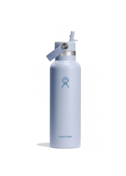Hydro Flask Standard Mouth with Flex Straw Cap Μπουκάλι Θερμός Ανοξείδωτο 621ml Surf με Καλαμάκι