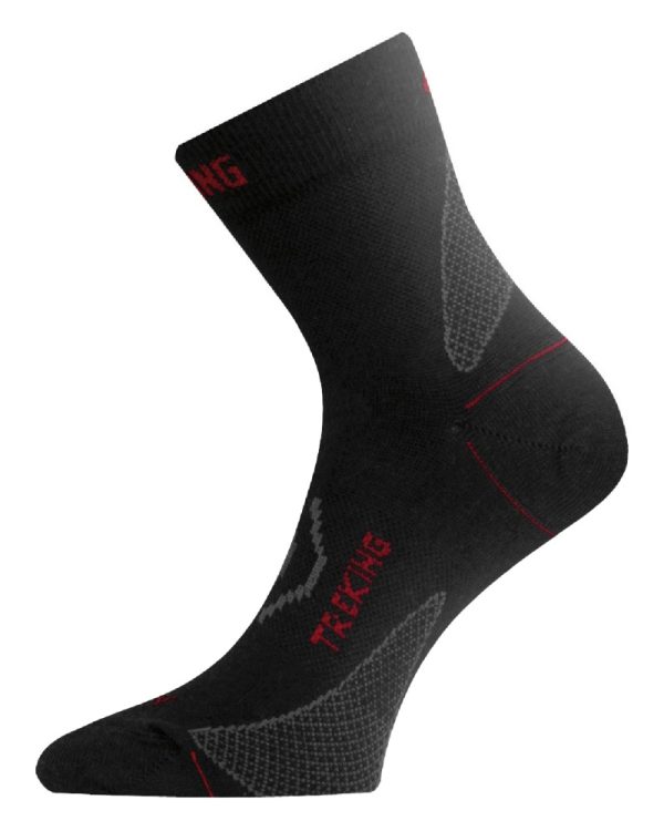 Lasting TNV Merino Μάλλινες Κάλτσες Πεζοπορίας Black