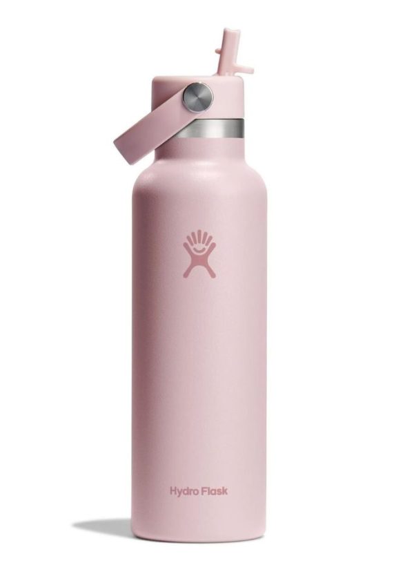 Hydro Flask Standard Mouth with Flex Straw Cap Μπουκάλι Θερμός Ανοξείδωτο 621ml Trillium με Καλαμάκι
