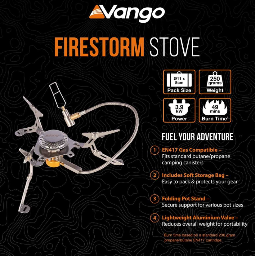 Vango Firestorm Spark Stove Misc Καμινέτο Εστία Υγραερίου - Image 2