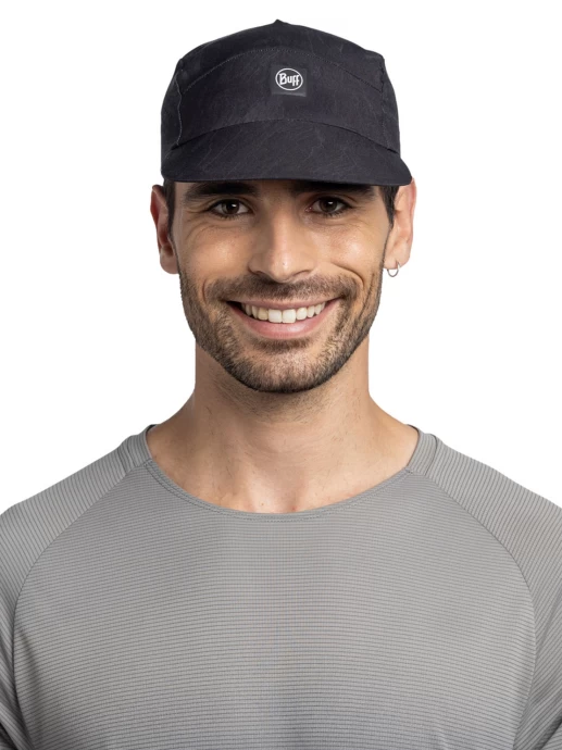 Buff Pack Cap Acro Black Καπέλο Τρεξίματος - Image 4