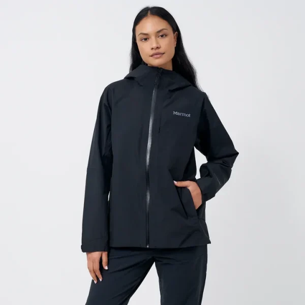Marmot Waypoint Gore-Tex Jacket Γυναικείο Συνθετικό Αδιάβροχο Regular Fit Black