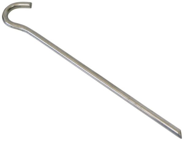 Compass Ατσάλινα Πασαλάκια Σκηνής 24cm 6τεμ.