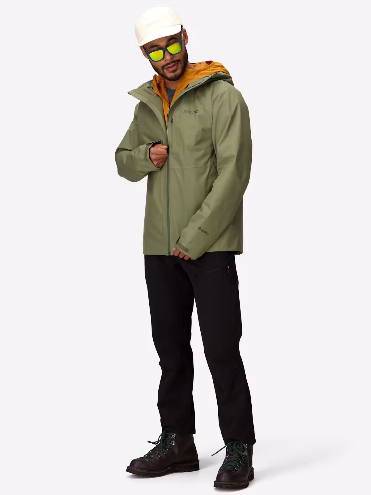 Marmot Waypoint Gore-Tex Jacket Ανδρικό Συνθετικό Αδιάβροχο Regular Fit Olive Grove - Image 5